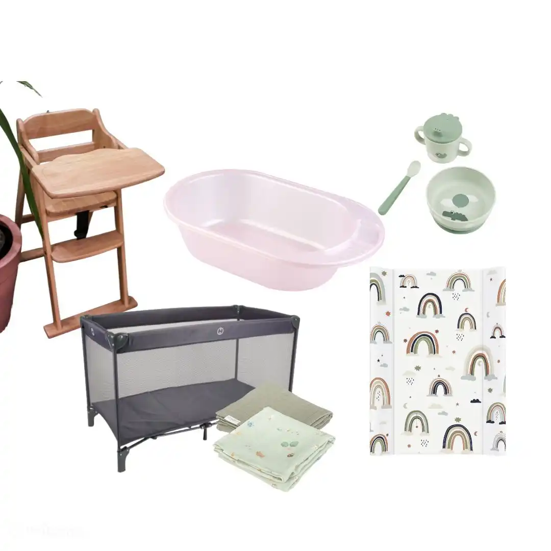 A very extensive baby package is available on request and for a fee. 