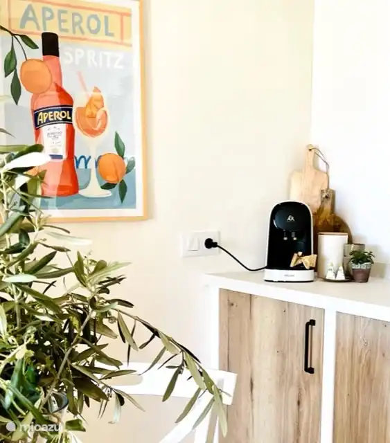 The coffee &amp; tea corner is always replenished and is ready for use upon arrival!