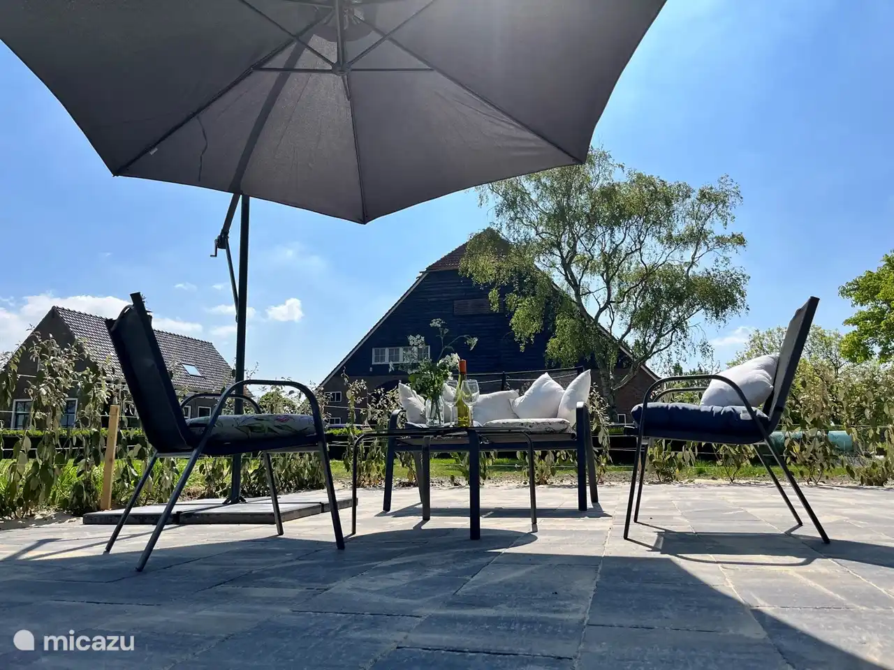 Loungebereich auf der Terrasse