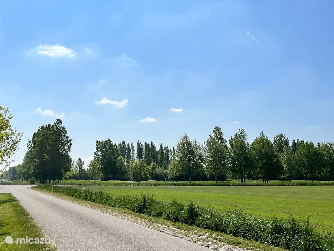 Blick auf den Golfplatz Goese, zu Fuß erreichbar