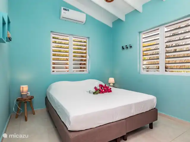 Kas Akwamarin *Beveiligd Resort* huren in Curaçao, Banda Abou (west), Fontein - vakantiehuis Masterbedroom!