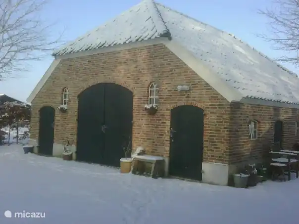 Die Blaue Scheune im Winter