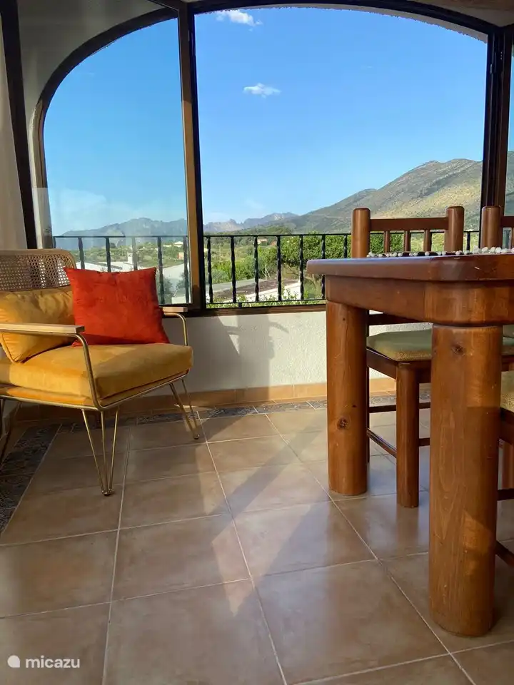 Blick auf die innere Terrasse