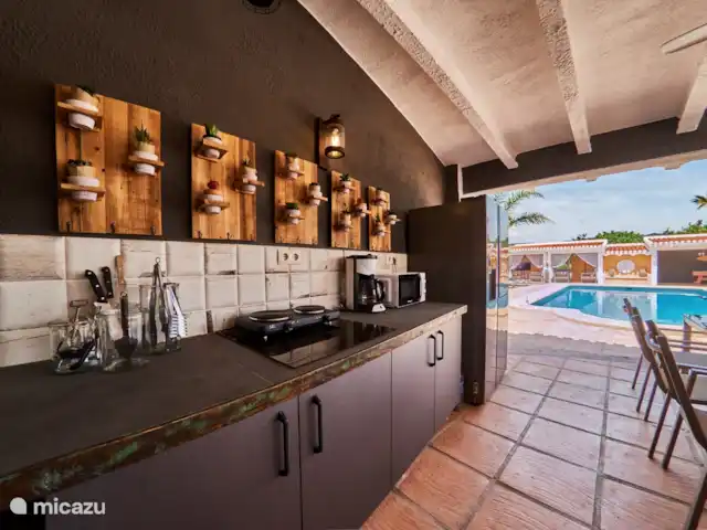 Villa Palm View | Espagne, Costa Blanca, Alicante - villa Cuisine extérieure