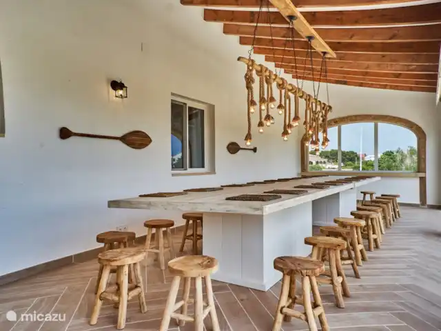 Villa Palm View | Espagne, Costa Blanca, Alicante - villa repas en plein air
