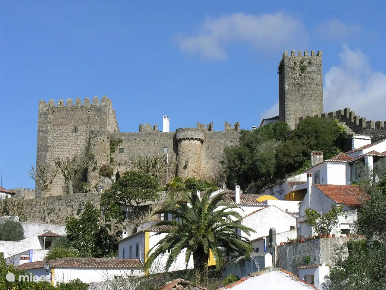 Het Castelo in Obidos. Hierin bevindt zich een hotel, Pousada Castelo de Obidos