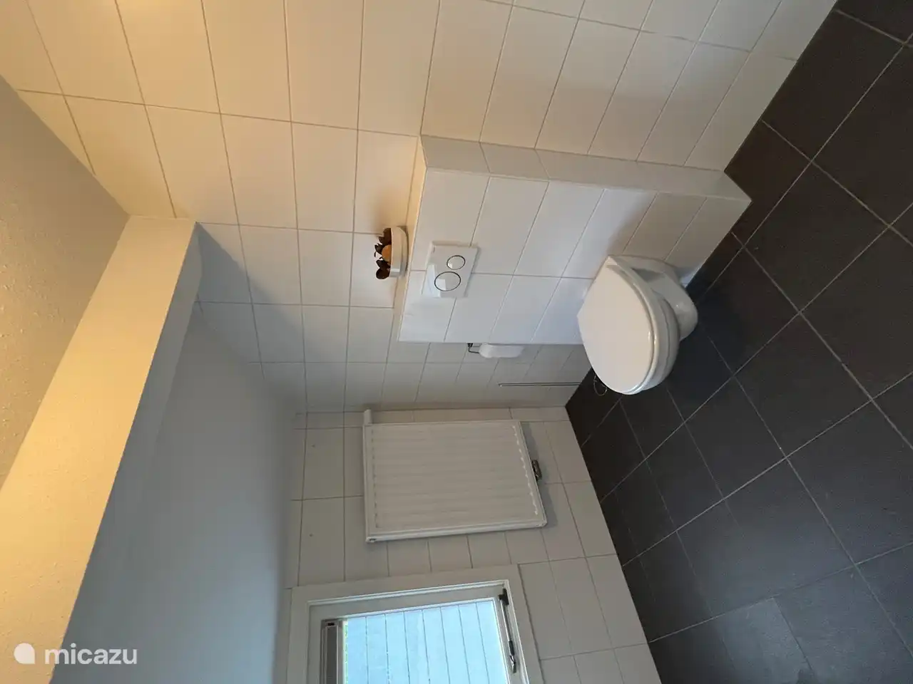 Spacious bathroom completely new.