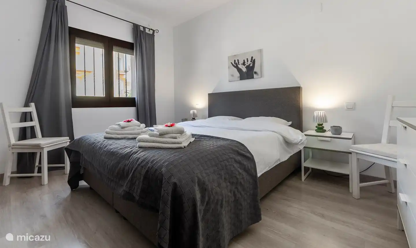 Hauptschlafzimmer mit Klimaanlage