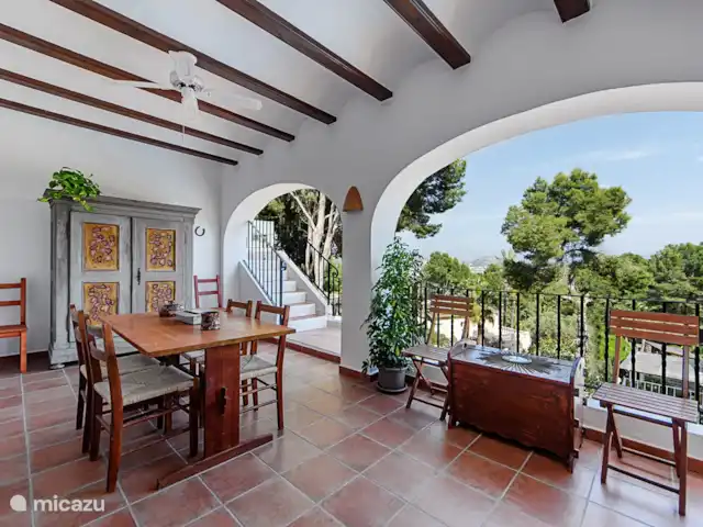 Villa Rio Jucar huren in Spanje, Costa Blanca, Moraira - villa Balkon met toegang tot het dakterras