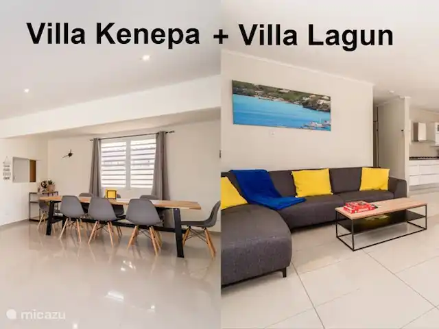 DEUX villas avec vue sur l'océan piscine privée | Curaçao, Banda Abou (ouest), Tera Korá - villa Cette annonce est pour la location de 2 villas (sur 1 propriété) Villa kenepa et Villa Lagun en même temps. Chaque villa abrite 5 personnes et utilise un jardin commun et une piscine privée.