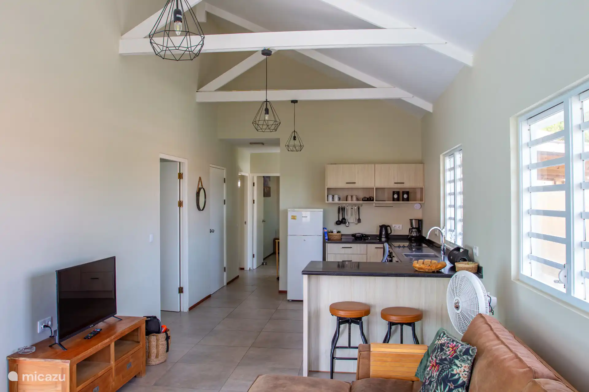 Huiskamer en keuken