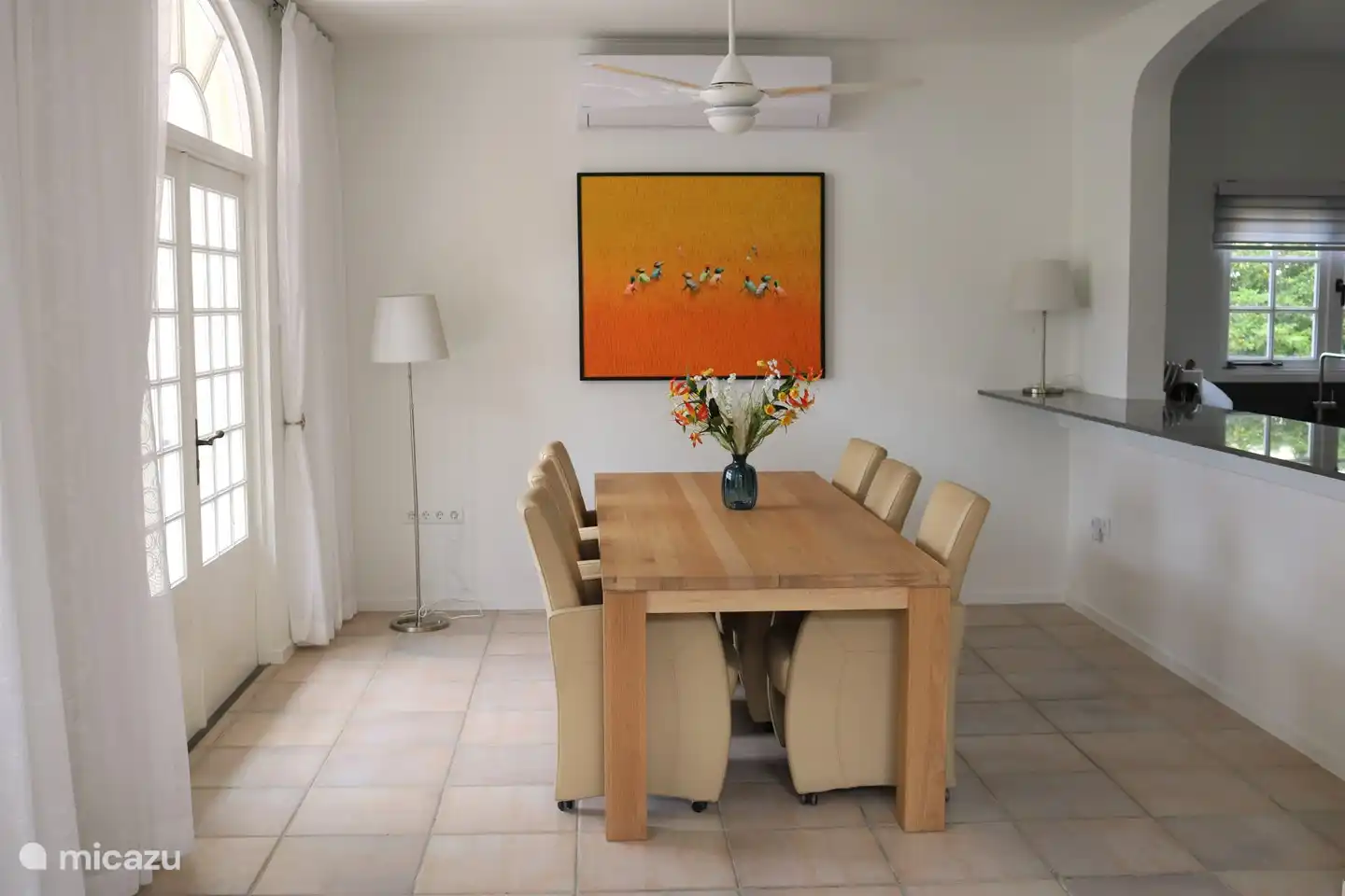 Essbereich des Wohnzimmers