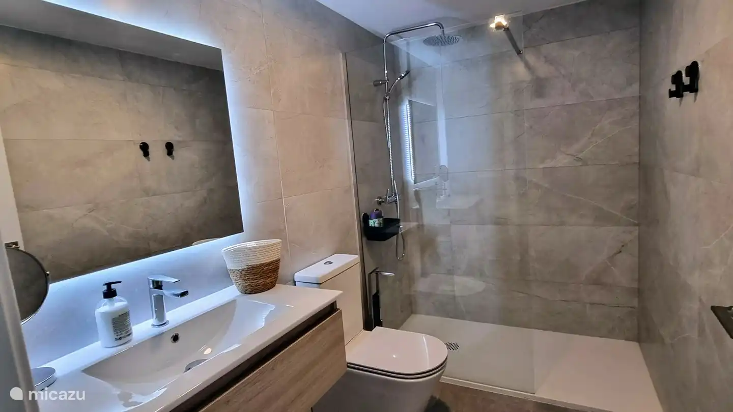 Badezimmer im Hauptschlafzimmer