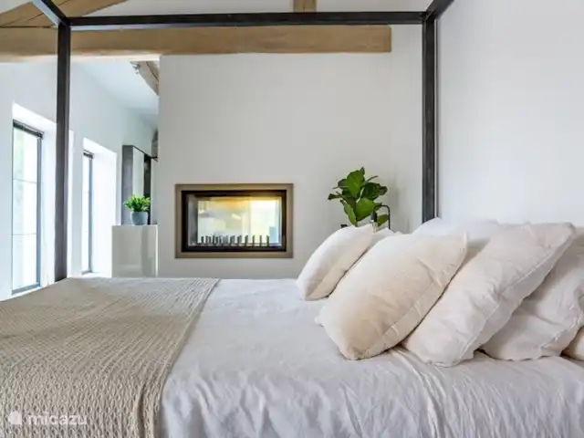 Mas Saint-Michel d'Euzet - Magnolia en Francia, Gard, Saint-Michel-d'Euzet - casa rural / cabaña recamara principal