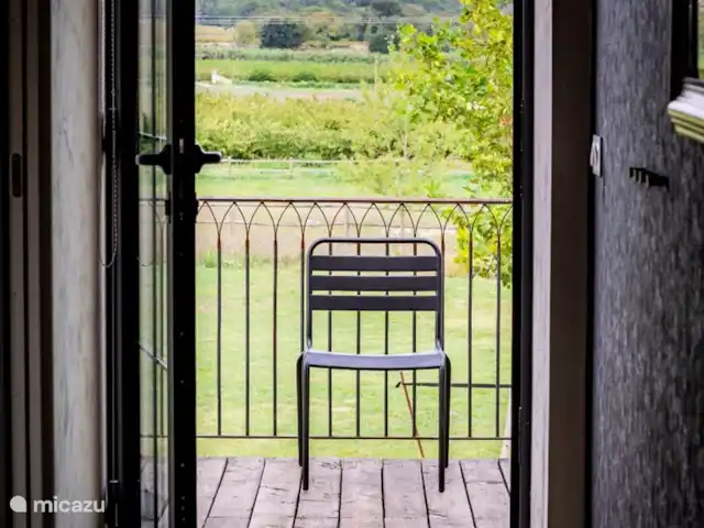 Mas Saint-Michel d'Euzet - Magnolia en Francia, Gard, Saint-Michel-d'Euzet - casa rural / cabaña Balcón