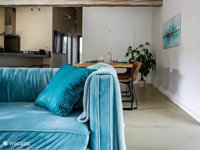 Mas Saint-Michel d'Euzet - Magnolia en Francia, Gard, Saint-Michel-d'Euzet - casa rural / cabaña sala de estar