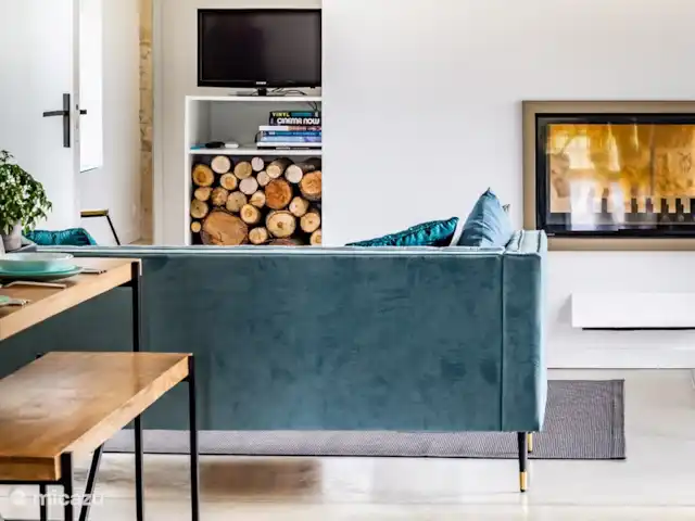 Mas Saint-Michel d'Euzet - Magnolia en Francia, Gard, Saint-Michel-d'Euzet - casa rural / cabaña sala de estar