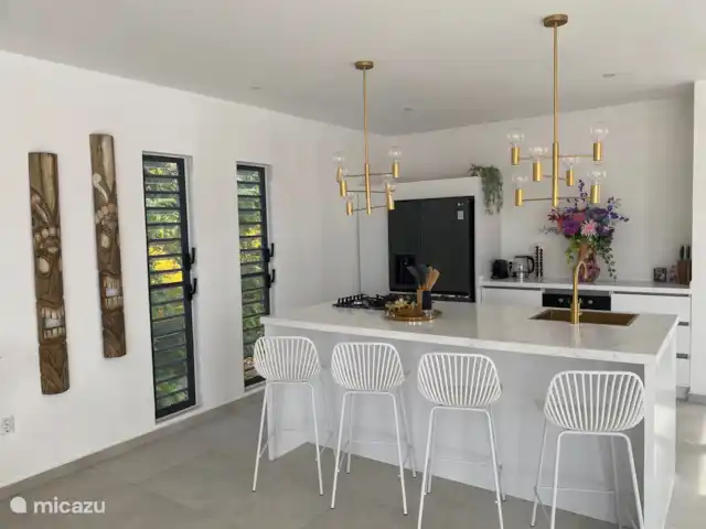 Villa Yuana | Curaçao, Banda Ariba (est), Cas Grandi - villa Cuisine avec îlot de cuisine