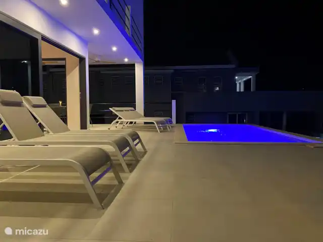 Villa Yuana | Curaçao, Banda Ariba (est), Cas Grandi - villa Piscine de nuit
