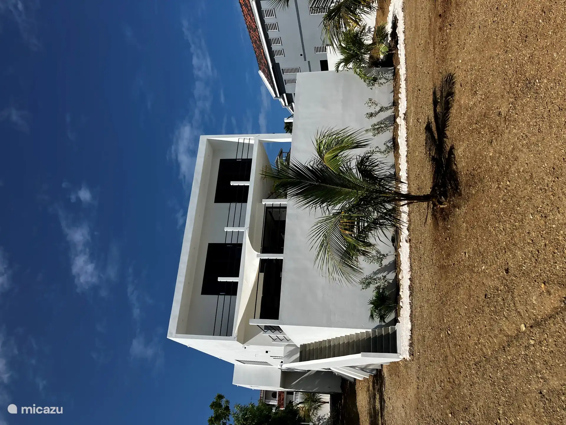 Achterkant van het huis