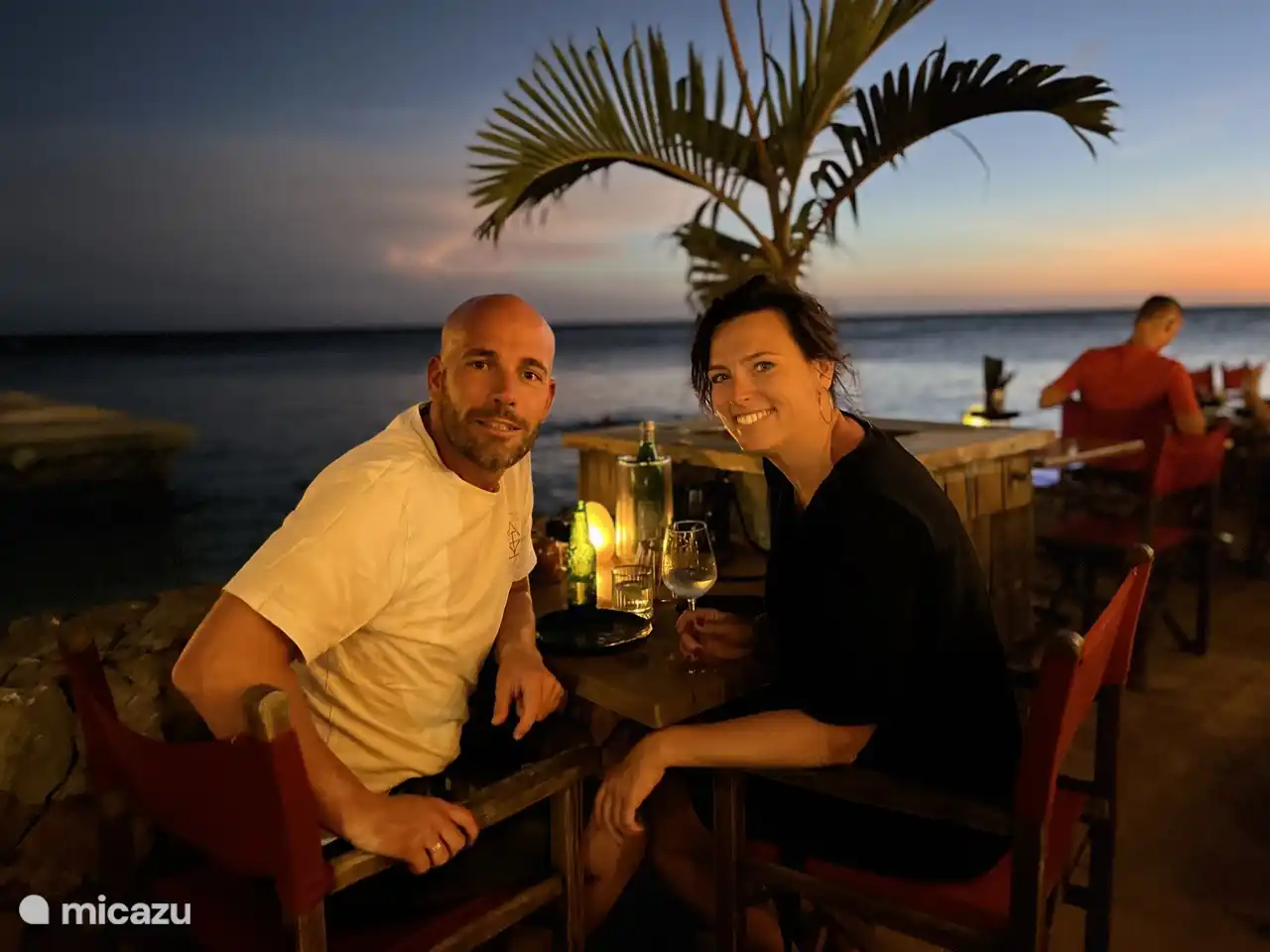 Dit zijn wij! Hans en Tamara, de kinderen waren dit keer niet mee.