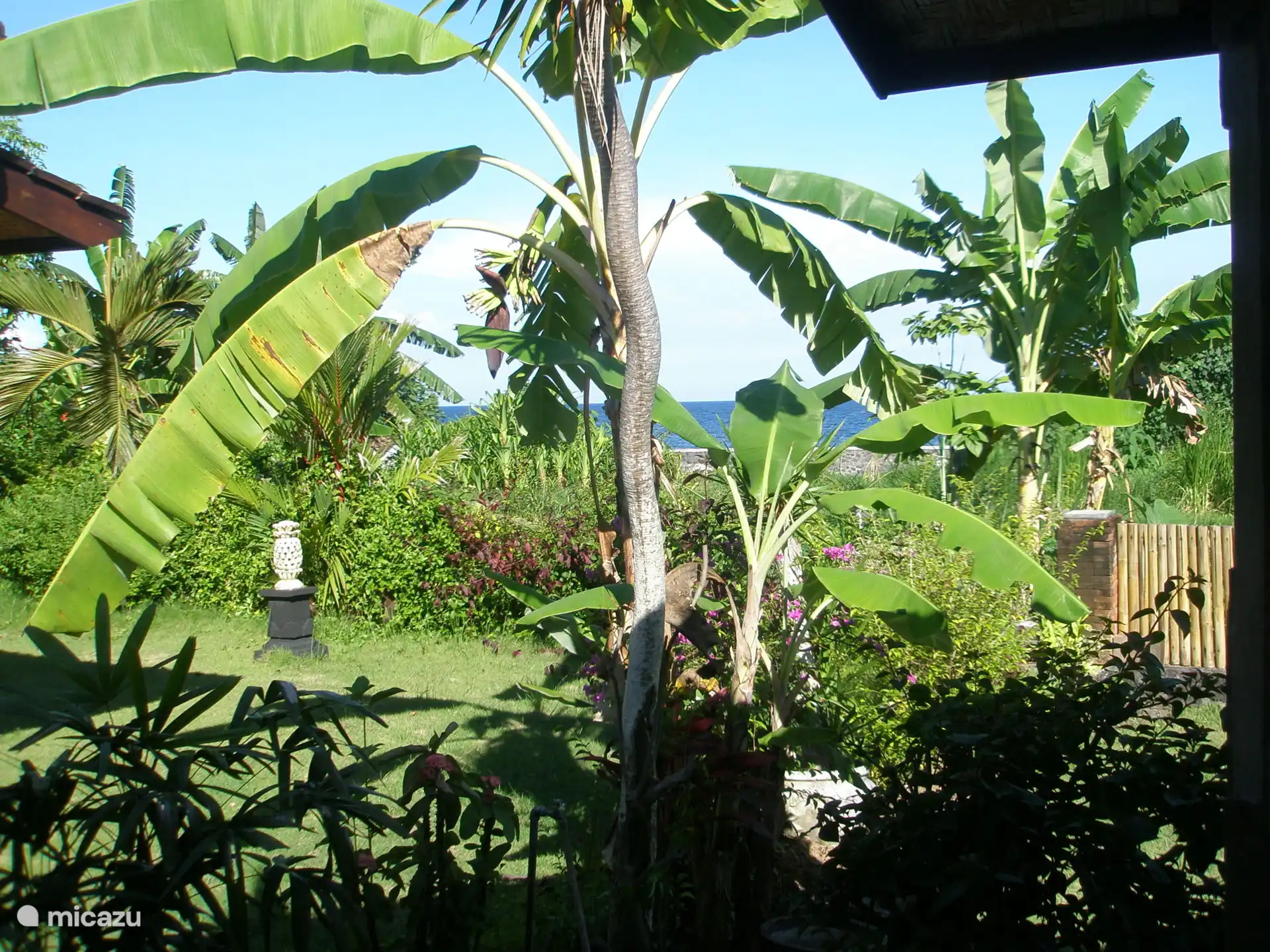 Meerblick von der Rückseite des Hauses