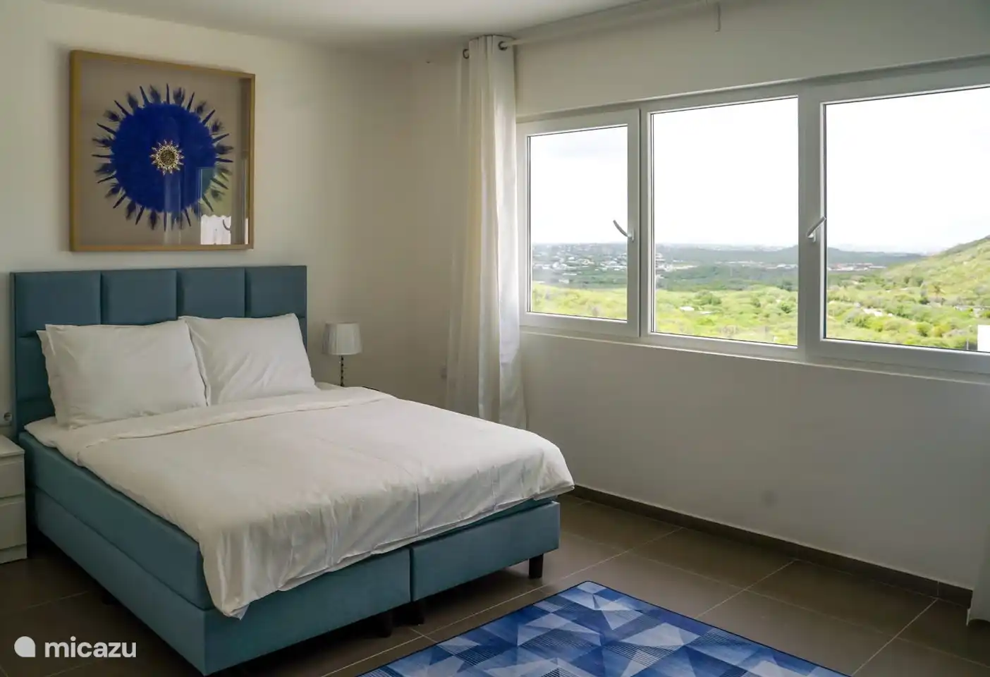 Eines der Schlafzimmer im Obergeschoss