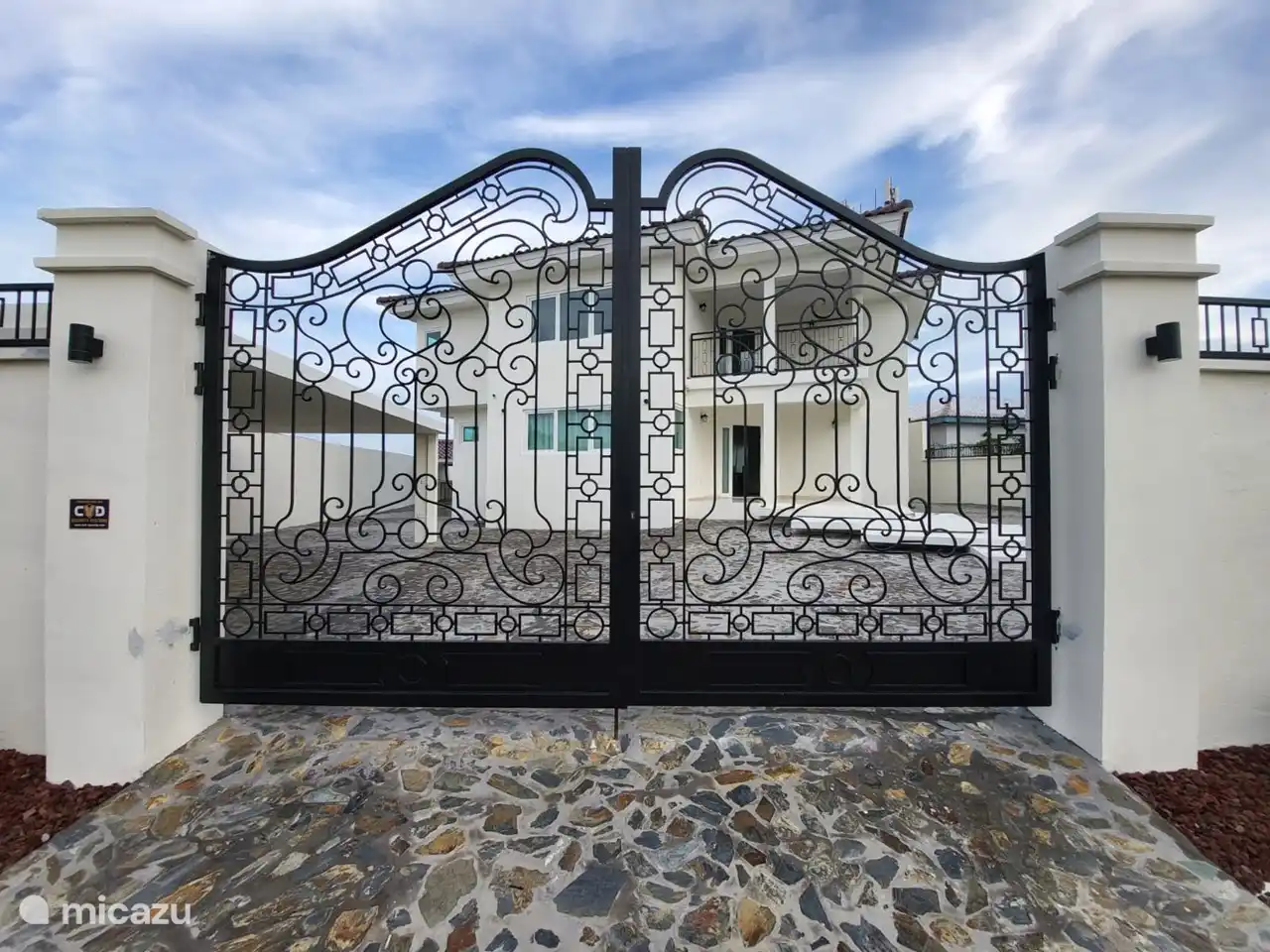 Haupteingang der Villa.