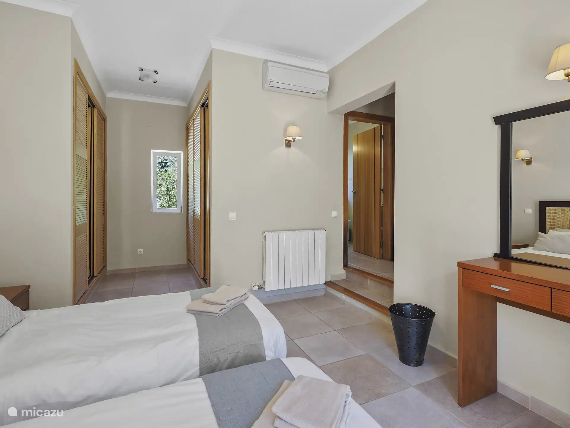 Bedroom 1 with wardrobe and ensuite bathroom