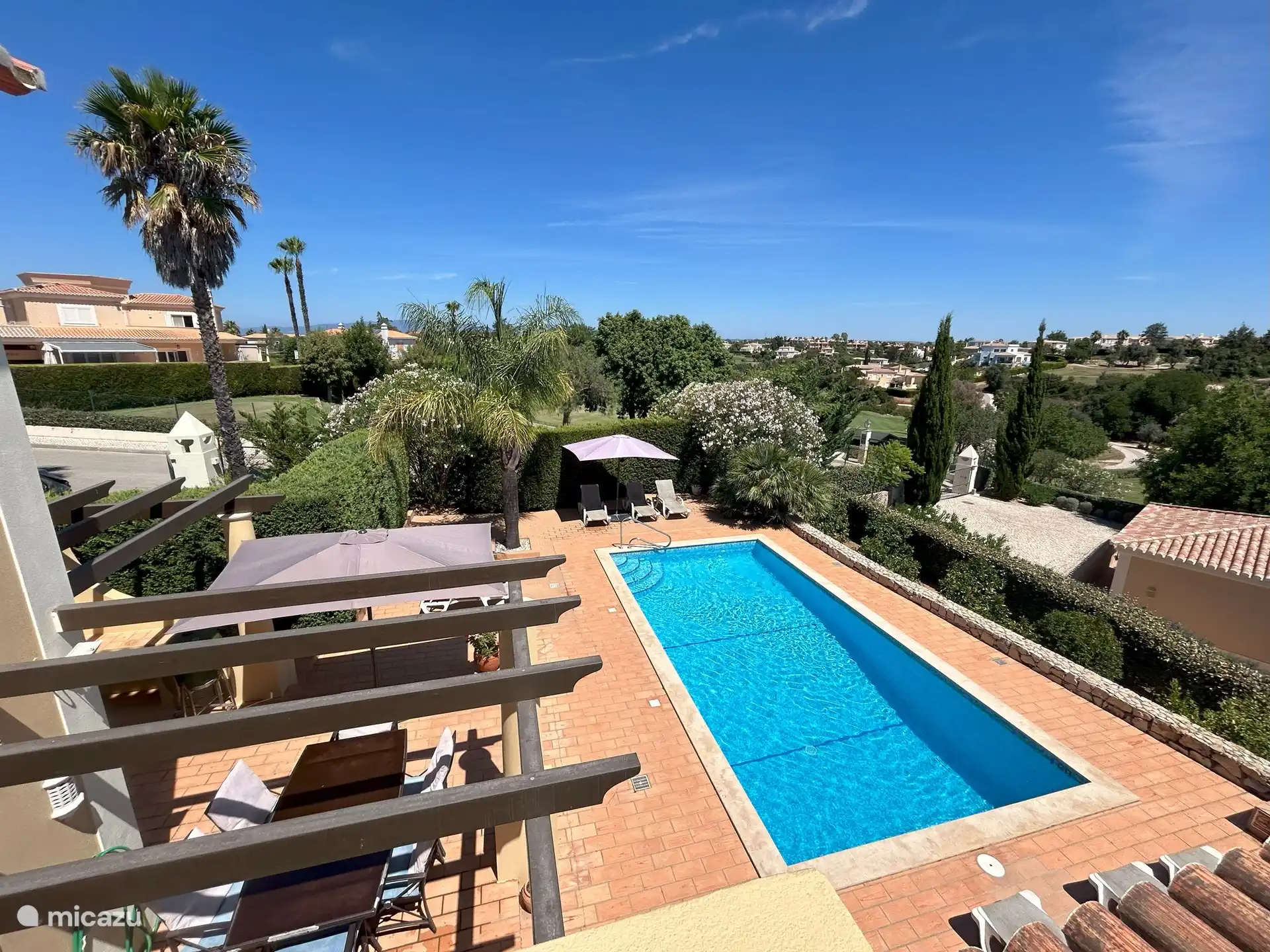 View from roof terrace room 3 and 4