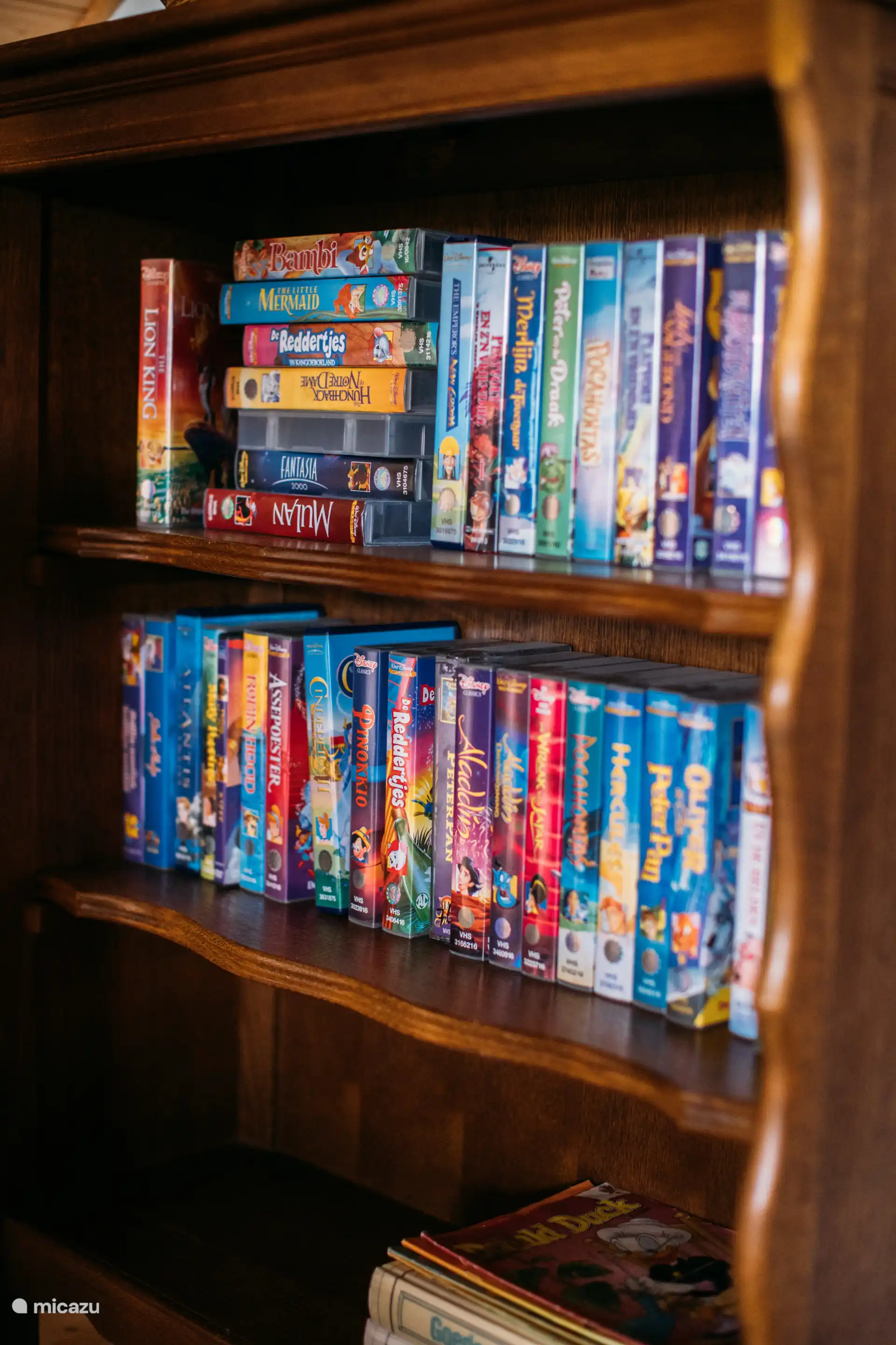 Für Jung und Alt: ein Schrank voller Disney-Klassiker zum gemeinsamen Genießen. Reine Urlaubserinnerungen im Maridu Home Elizabeth.