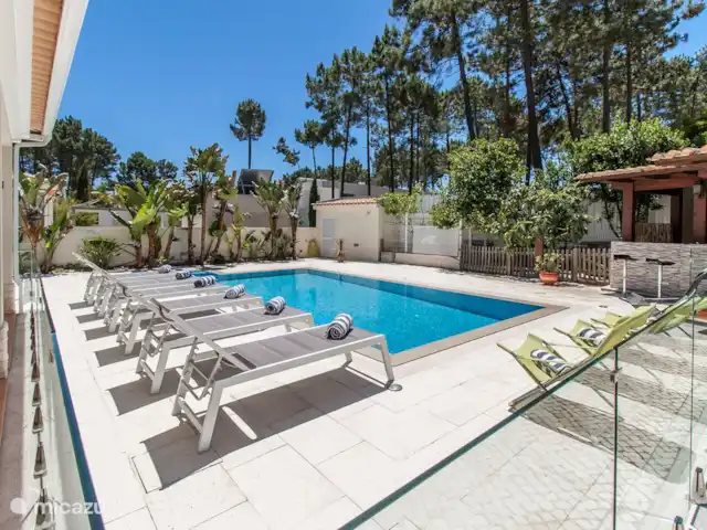 Villa Verdi en Portugal, Costa de Lisboa, Aroeira - villa Piscina privada