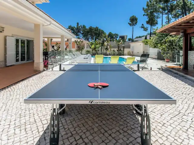 Villa Verdi en Portugal, Costa de Lisboa, Aroeira - villa Mesa de tennis