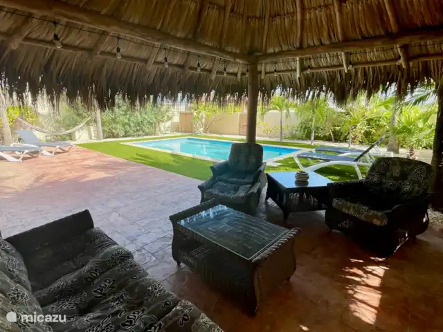 Villa Mi Dushi Cas Aruba en Aruba, Norte, Westpunt - villa Jardín Patio Piscina