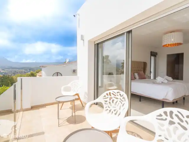 Casa Con Vista | Espagne, Costa Blanca, Calpe - villa Terrasse vers la chambre 2