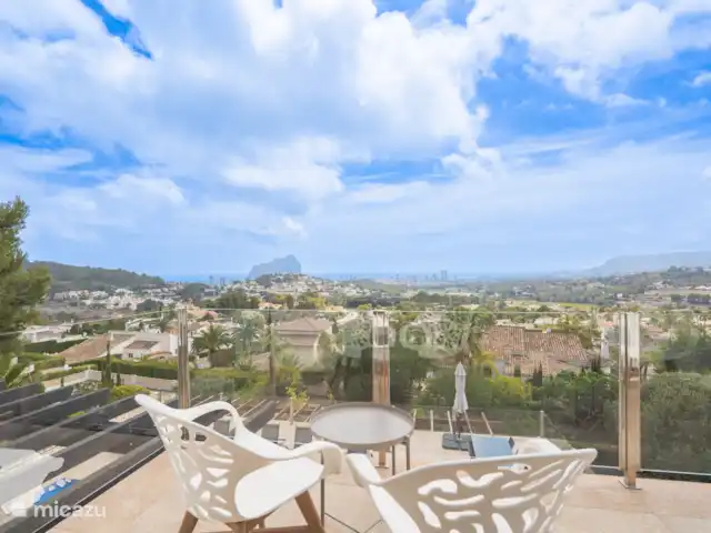 Casa Con Vista | Espagne, Costa Blanca, Calpe - villa Terrasse vers la chambre 2