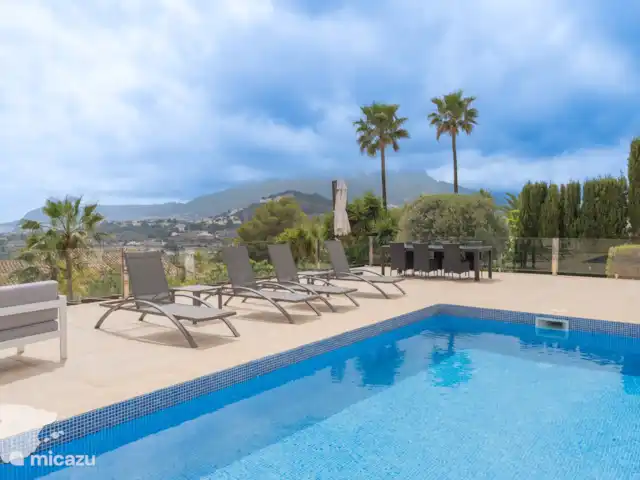 Casa Con Vista | Espagne, Costa Blanca, Calpe - villa Piscine privée avec vue sur Calpe et les montagnes