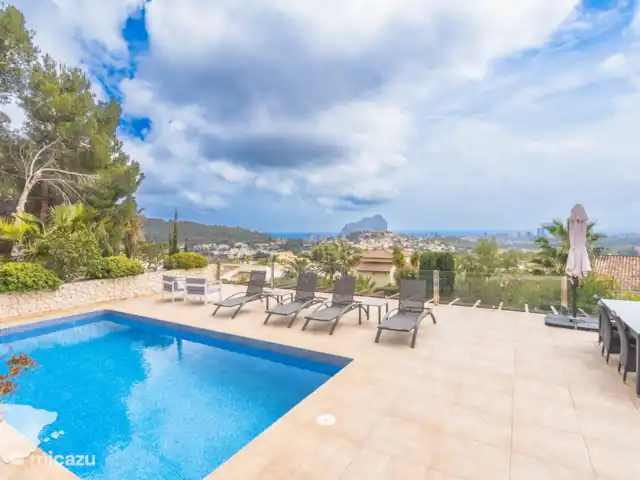 Casa Con Vista | Espagne, Costa Blanca, Calpe - villa Piscine privée avec vue sur Calpe et les montagnes