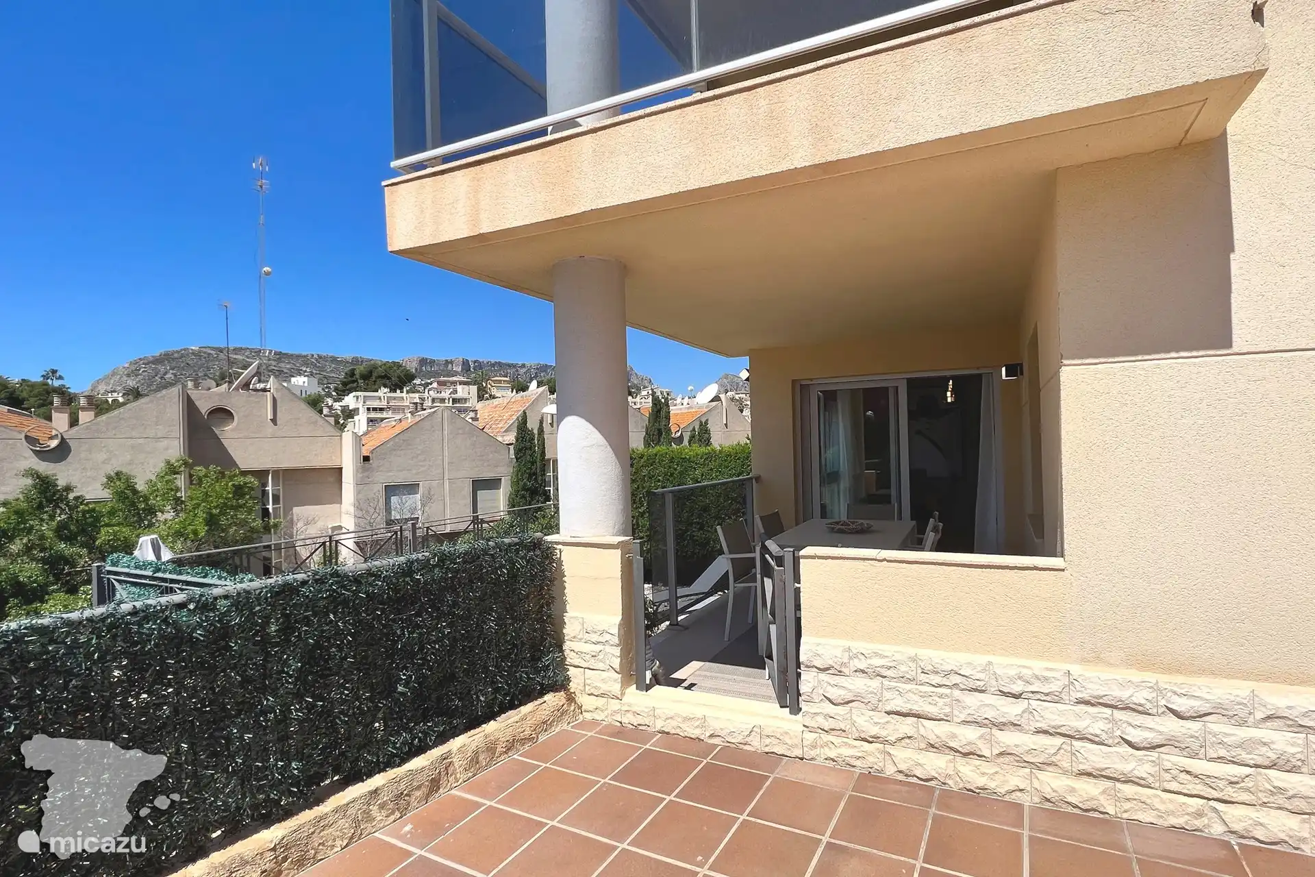 Terraza vista frontal