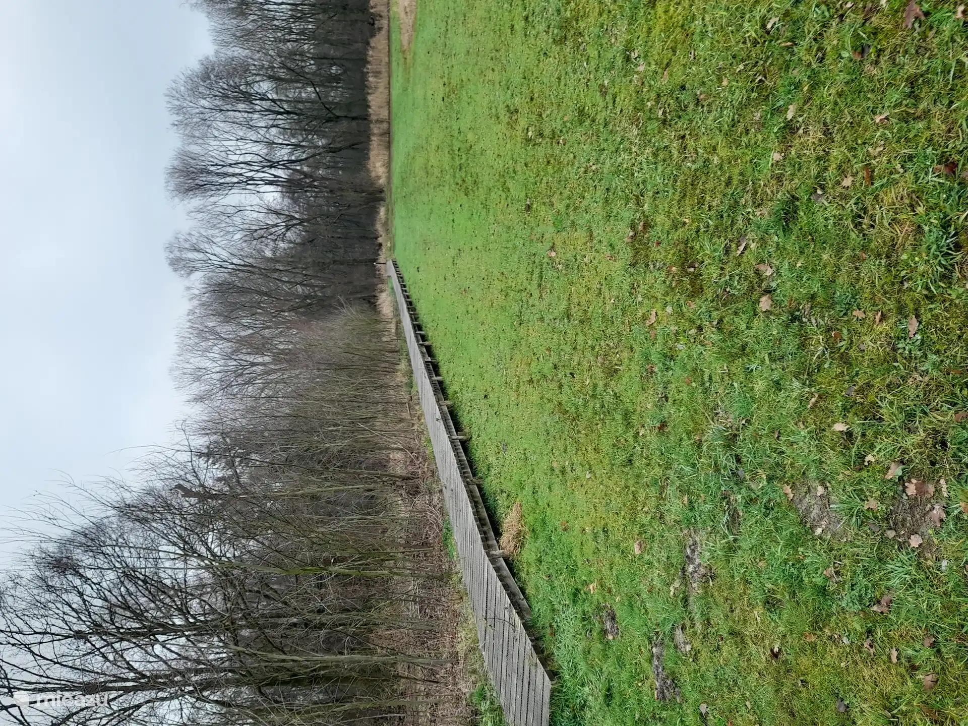 Wanderwege über nasse Natur