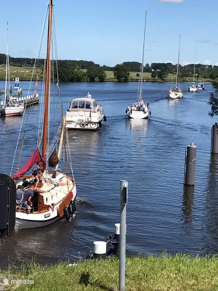 Dokkumer Nieuwe Zijlen, die Passage am Lauwersmeer