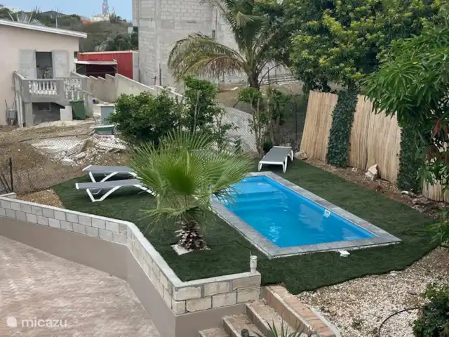 Location de Vacances Curaçao, Banda Ariba (est), Jan Thiel, appartement - Kas di Jola Vue depuis le porche