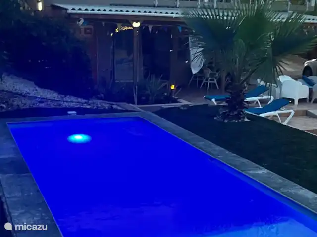 Location de Vacances Curaçao, Banda Ariba (est), Jan Thiel, appartement - Kas di Jola Piscine de nuit