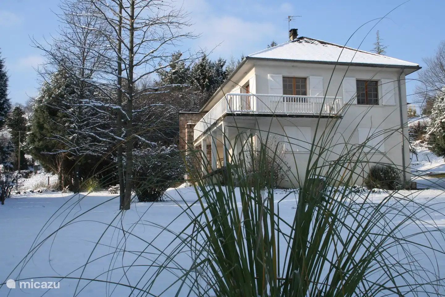 The house in winter conditions