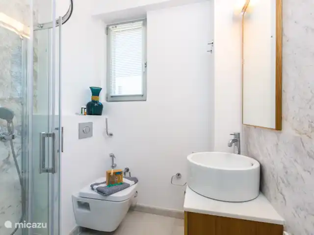 Villa Eeanthe Thalasses huren in Griekenland, Kreta, Pigianos Kampos - villa Badkamer met toilet begane grond