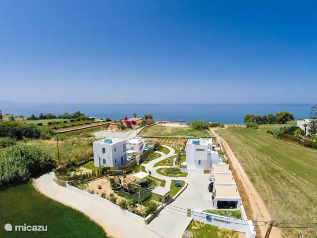 Villa Eeanthe Thalasses huren in Griekenland, Kreta, Pigianos Kampos - villa Thalasses project vanuit de lucht