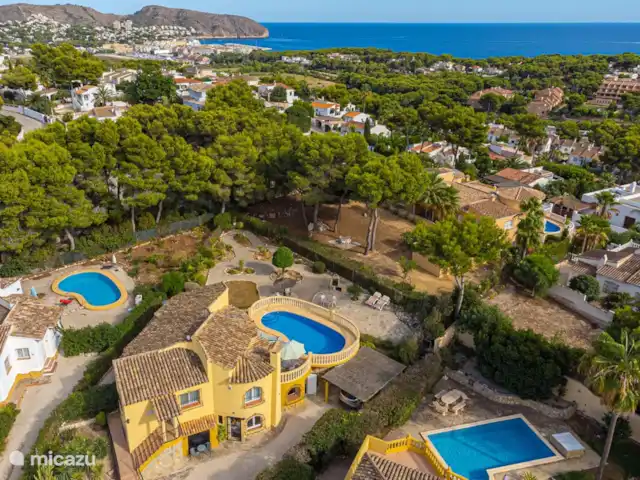 Villa Helios huren in Spanje, Costa Blanca, Moraira - villa Overzicht foto van de villa en Moraira!