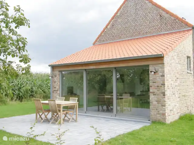 Location de Vacances Belgique, Flandre occidentale, Bruges, ferme - Hoeve de Hagepoorter 1 - Charme Terrasse