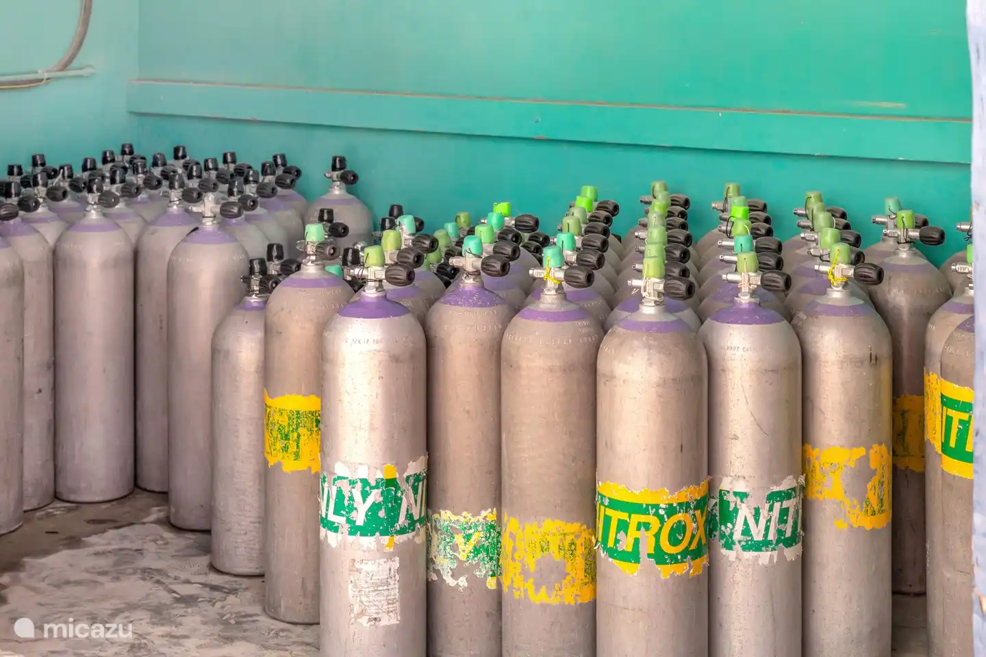 Escuela de buceo en el resort