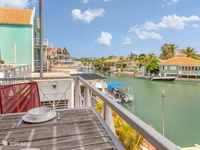 Caribbean Court | Harbor View | Bonaire, Bonaire, Kralendijk - appartement Balcon avec vue sur la marina